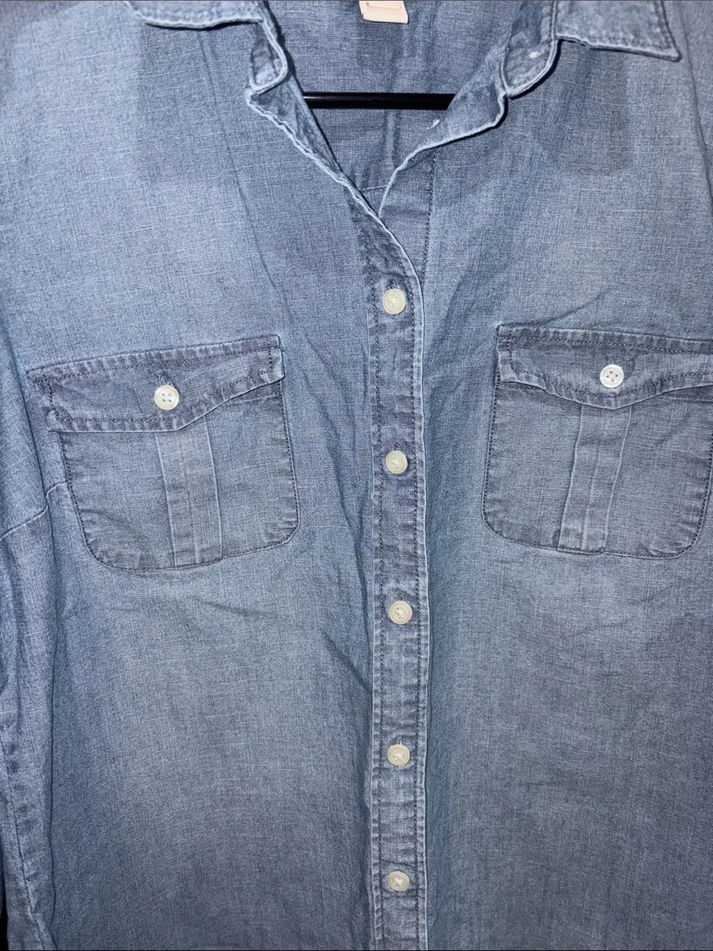 J.Crew -Chambray Button-Down Shirt – Size Medium - Picture 8 of 15